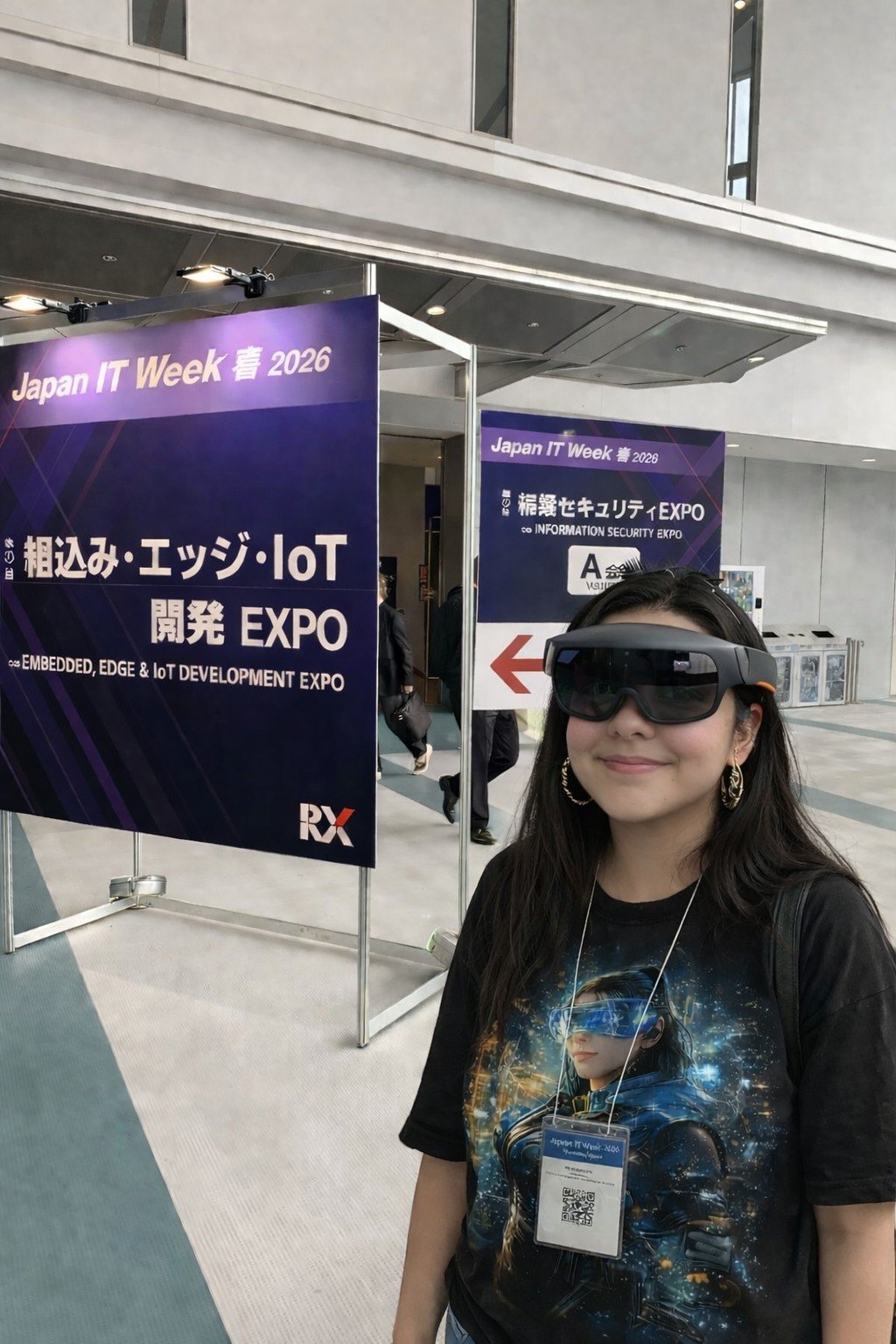 Ejecutiva de Saintbit en Japan IT Week 2026